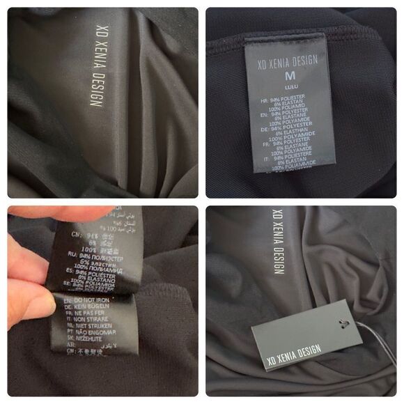 XD Xenia Design Shirt Lulu Black MEDIUM NWT - Picture 15 of 16
